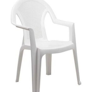 Silla con Reposabrazos 7HOUSE Dimensiones: 59x53x89cm Marca  7HOUSE Color  Marrón , Blanco y Verde Precio 25 usd - 2/3