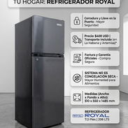 REFRIGERADOR ROYAL 7.3 FT (206L) | $400 USD | ENVÍO GRATIS | GARANTÍA Y FACTURA | CERRADURA CON LLAVE - Img 57680893