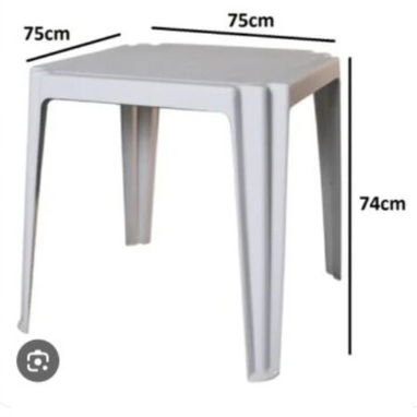 Mesa plastica y plegables - 2/2