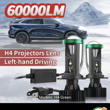 Bombillos led H4 con lupa - 3/3