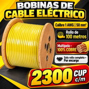 Bobinas de cable eléctrico calibre 1AWG de 50mm2 - Img 57845391