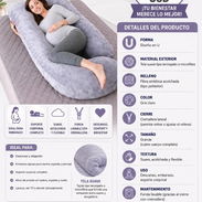 Almohada de Cuerpo Completo en U. - Img 55842658