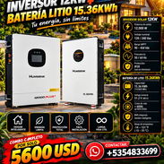 ☀️⚡COMBO HUMSIENK ☀️⚡COMBO DE INVERSOR 12KW +  BATERIA LITIO 15.36KWH. TENEMOS MENSAJERÍA FACTURA GARANTÍA. 📲 54833699 - Img 57716794