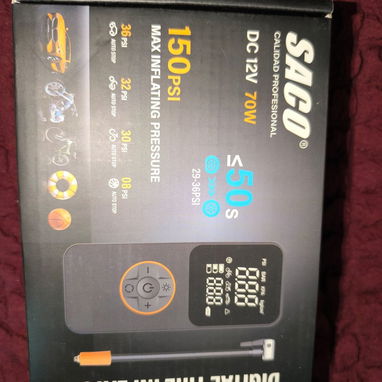 Compresores portátil marca saco calidad profesional de 50w de potencia y de 70w de potencia infla hasta 150psi x carga - 3/7