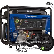 Planta Westinghouse de gasolina de 110 y 220,4 tiempo - Img 56813000