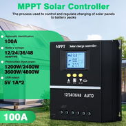 Control de carga de panel solar 100A  MPPT y PWM leer dentro - Img 46930620