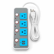 EXTENSIÓN ELECTRODOMÉSTICA INTELIGENTE KING USB 2M - Img 56027067