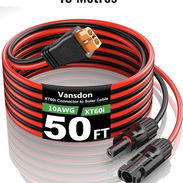 Cable solar calibre 10 AWG 15 m conectores MC4 y XT60i - Img 57299566