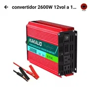 Convertidor de corriente 12v 110amp 2000w 2600w 3000w - Img 55158339