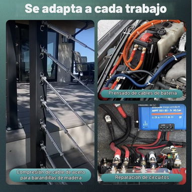 Kit Profesional de Crimpadora Hidráulica - 6/6