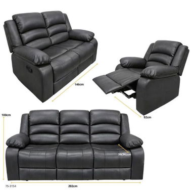 Juego de sala reclinables...sofaçma ....butacas xonfort extra reclinable - Img 122013550