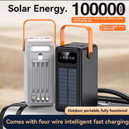 Power Bank Solar alta capacidad 100000mAh - Img 57365179