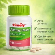 ✔Cetrizine para las alergias 365 Tabletas precio 20$ - Img 55857469