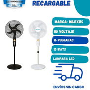 Ventilador recargable milexus - Img 55012658