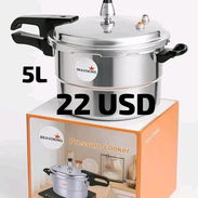 Olla de presión de 3 pistones Bravoking 5L para gas e inducción - Img 55149191