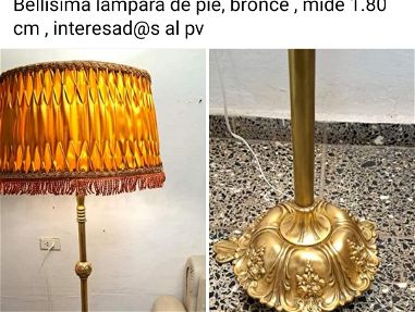 Belleza de lampara de pie , bronce - Img 64825535