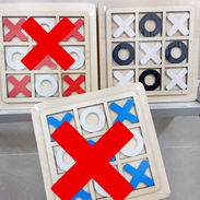 JUEGO CERITO CRUZ (Tic Tac toe) importado madera (Uno de cada uno) - Img 55987375