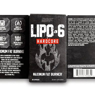 Lipo 6 HADCORE (Potente quemador de grasa) 60cap - 60serv 58234161 FITNESSARMY - Img 94358065