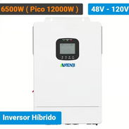 Inversor Solar Híbrido Anenji 6500W 48V 110V con WiFi, Doble MPPT y Onda Sinusoidal Pura $950 - Img 57912881