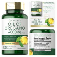 Aceite de orégano trae 150 softgels de 4000mg - Img 57188329