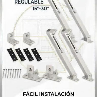 Bases para panel solar reclinables ( original) - Img 125888978