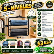 PERCHA ORGANIZADORA 5 -NIVELES, FACTURA A SU NOMBRE. VARIEDAD DE ÚTILES DEL HOGAR, ELECTRODOMÉSTICOS, ETC - Img 57997739