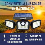 Lampara solar exterior con sensor de movimiento - Img 55986015