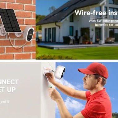 Camara de seguridad con panel solar - Img 123284040