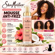 Espuma para Rizos SheaMoisture Coco e Hibisco – Anti-Frizz, Definición y Brillo 7.5 oz - Img 58093537