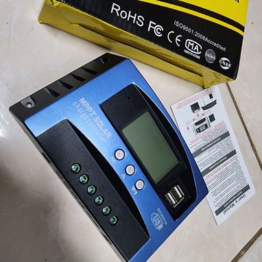 Control de carga solar, cargador de batería,  MPPT, nuevo - 2/3