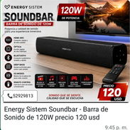 TV 55" LG 4K, barra d sonido d120W - Img 57672376