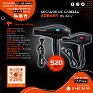 SECADORA DE CABELLO PROFESIONAL HS-3210. TENEMOS MENSAJERÍA CON FACTURA Y GARANTÍA. TL 54833699 - Img 57527316