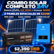 KIT 3.6 KWh SUMRY+ 5KWh Batería + 2 Paneles 620W - Img 57948497