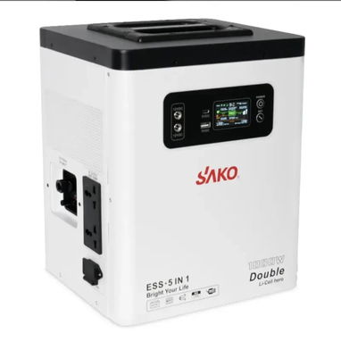 🔊ESTACION DE ENERGIA SAKO 1KW INVERSOR 2KW BATERÍA - Img 123044268