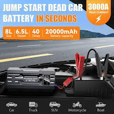Arrancador portátil 12V CX-S303 de 10000mAh - 3/4