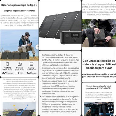 🔌☀️PANEL SOLAR ECOFLOW 45W Ideal pas Ecoflow, Móviles y Equipos - Img 118815592