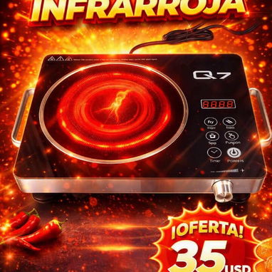 Cocina infraroja.bocina.batidora.ventilador recargable envío x costo adicional - 2/5