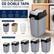 Cesto de basura con tapa abatible de diseño moderno (gu-dh) - Img 57486755