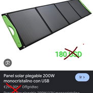 Panel Solar Plegable 200 W - Img 57853150