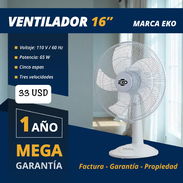 💨 VENTILADOR DE MESA 🔴 EKO 🆗 16 PULGADAS 💲 33 USD - Img 51887880