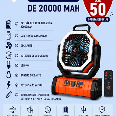 Ventilador lámpara ecoflow - Img 122022048