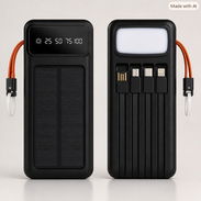 Power bank , máquina de mini donita, convertidor, mini paneles,máquina de al vacío, candado alarma para moto, lámparita - Img 57183816