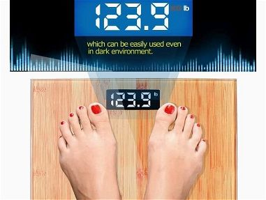 Pesa digital para medir peso corporal con capacidad de 400 libras, - Img main-image