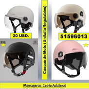 Cascos de moto Unitalla Regulables 20 USD...51596013.....Mensajeria Costo Adicional (Star-1003) - Img 57874157