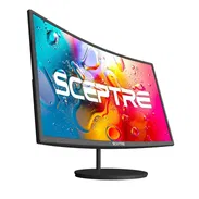 Monitor Curvo Sceptre 24" Full HD 75Hz - HDMI y VGA, Altavoces integrados, Diseño VESA (C248W-1920RN) 🌐 - Img 56743747