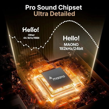MAONO AU-A04 - Kit de podcast, Micrófono USB para computadora 🌐 - Img 127568262