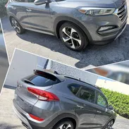 Se Vende Hyundai Tucson limite 2017 -99k millas en 23k Asientos en piel electricos techo panorámico encendido x botón .t - Img 55875880
