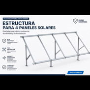 Estructura para panel solar - Img 55723157