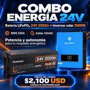 KIT de Respaldo 5 Kw Baterias + 3.6 Kw Inversor SUMRY - Img 58278148