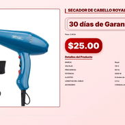 SECADOR DE CABELLO ROYAL . - Img 57008853